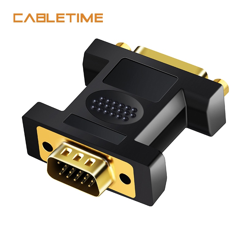 Cabletime-DVI to VGA  VGA Male to DVI 24 + 5..